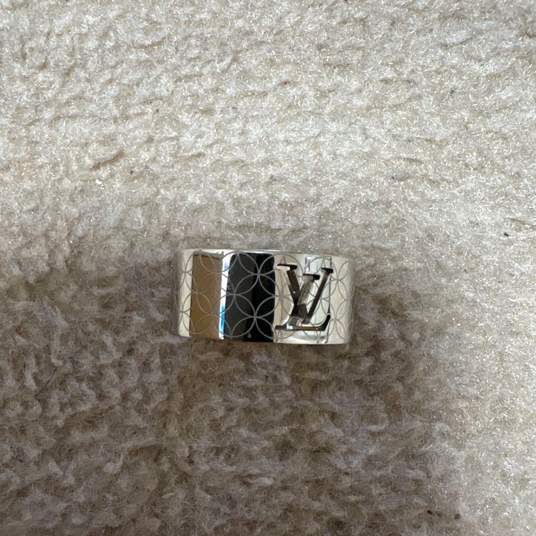 Louis Vuitton シルバーリング　18号
