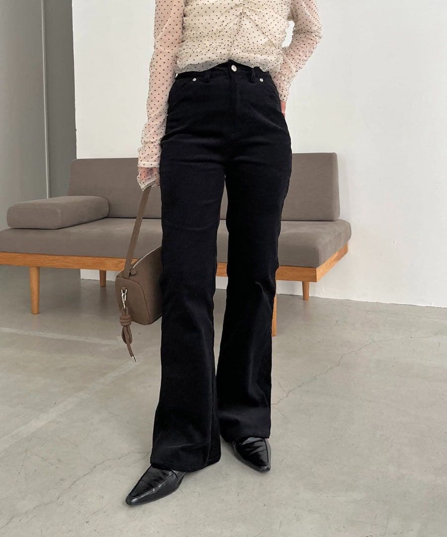 CAPRICIEUX LE'MAGE コーデュロイフレアパンツ 38