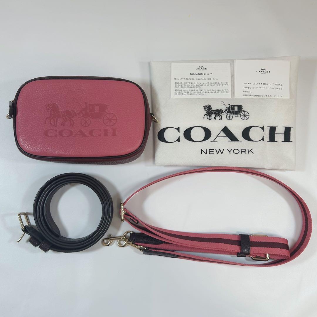 【未使用】コーチ　ショルダーバッグ　ボディバッグ　3way レザー　保存袋付
