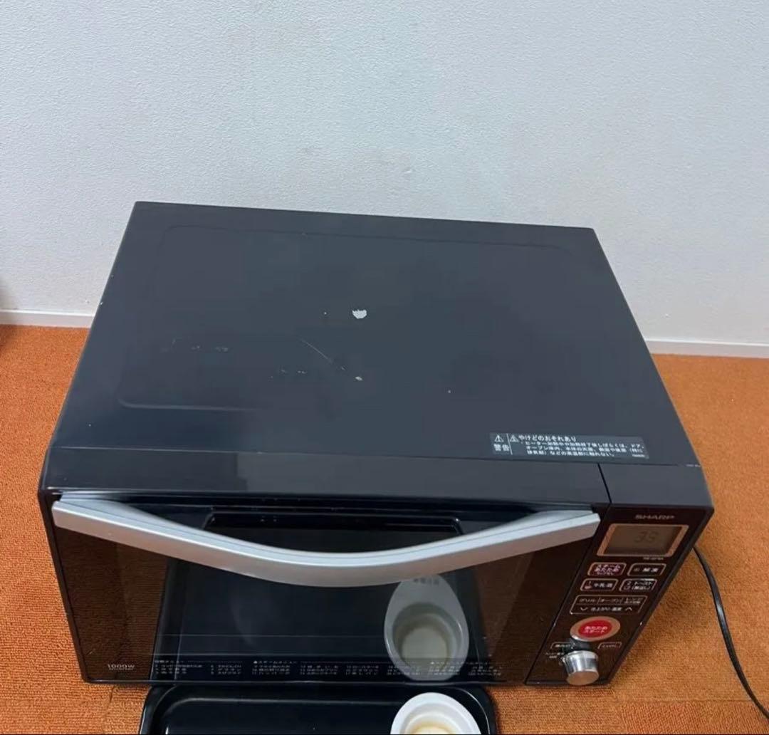 SHARP オーブンレンジ 電子レンジ　RE-SF8A-B BLACK