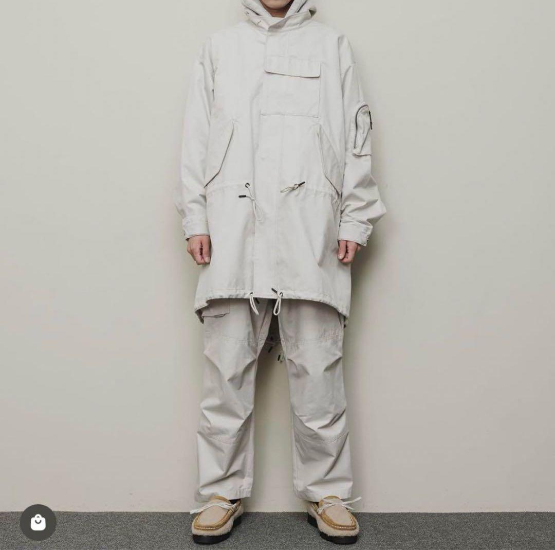 BAL　COTTON NYLON FISTTAIL COAT