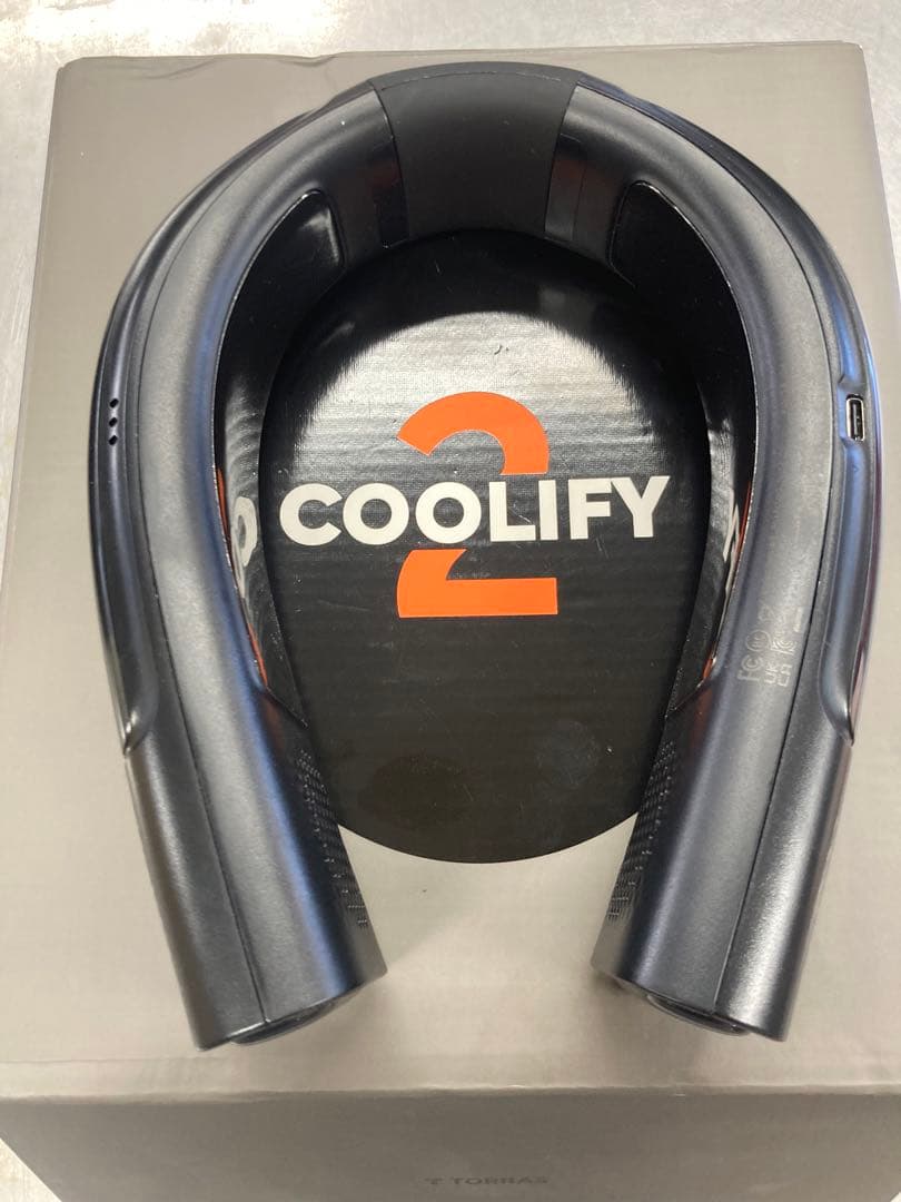 COOLIFY 2 TORRASネッククーラー 冷房/暖房 ブラック