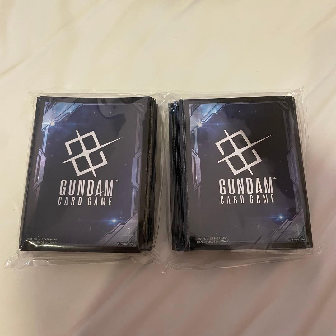 に*ん様 GCG ガンダムカードゲーム スリーブ EX spaceblack ×