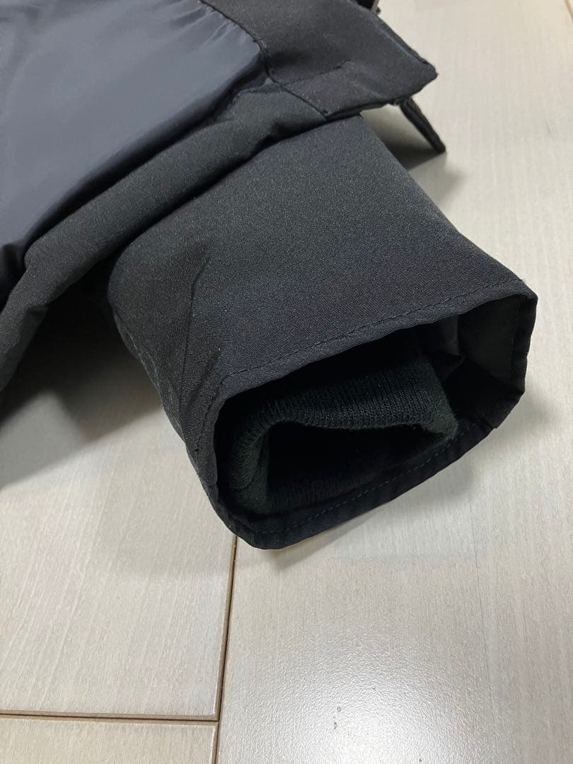 【美品】DANTONフード ブラックダウンジャケット黒サイズSレディース試着のみ