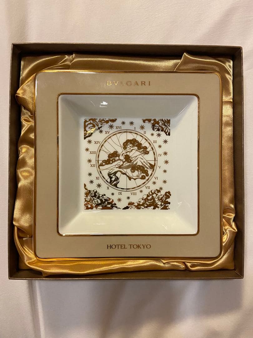 【レア】BVLGARI ホテル東京 開業セレモニー 皿 スクエアデザイン