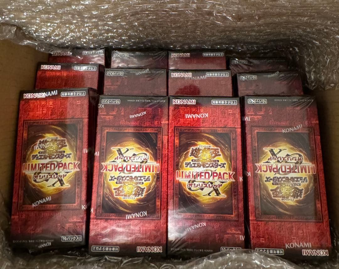 遊戯王 LIMITED PACK オシリスレッド 12box