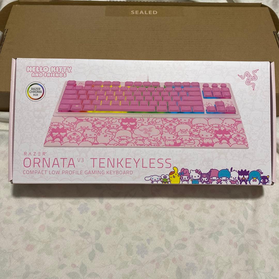 新品　Razer Ornata V3 Tenkeyless ハローキティコラボ