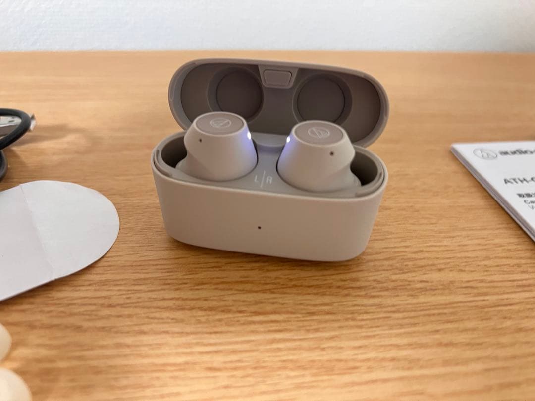 【箱無値下】オーディオテクニカ ATH-CK330TW+ ワイヤレスイヤホンBG