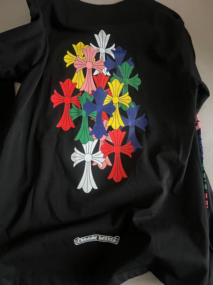 Chrome Heartsクロムハーツ　マルチカラー　ロンT