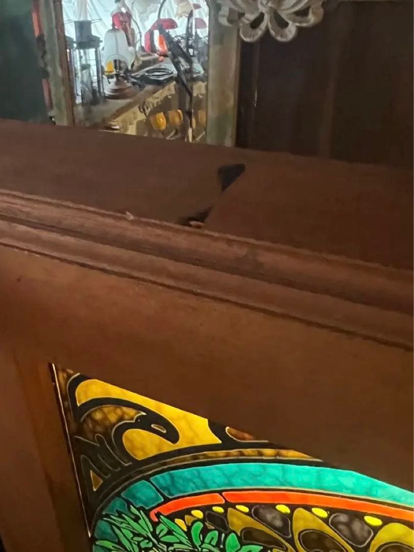 Art Nouveau Stained Glass Lampアルフォンスミュシャ