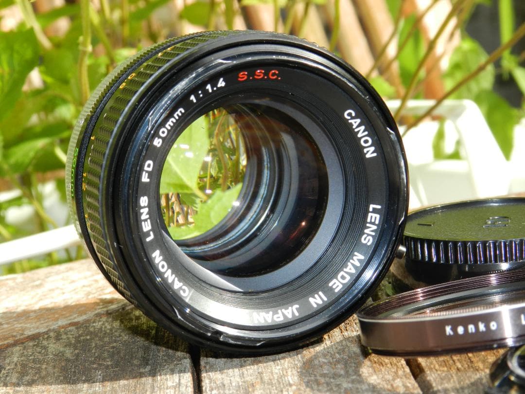 極美品　Canon FD 50mm f/1.4 S.S.C.レンズ　即撮影可