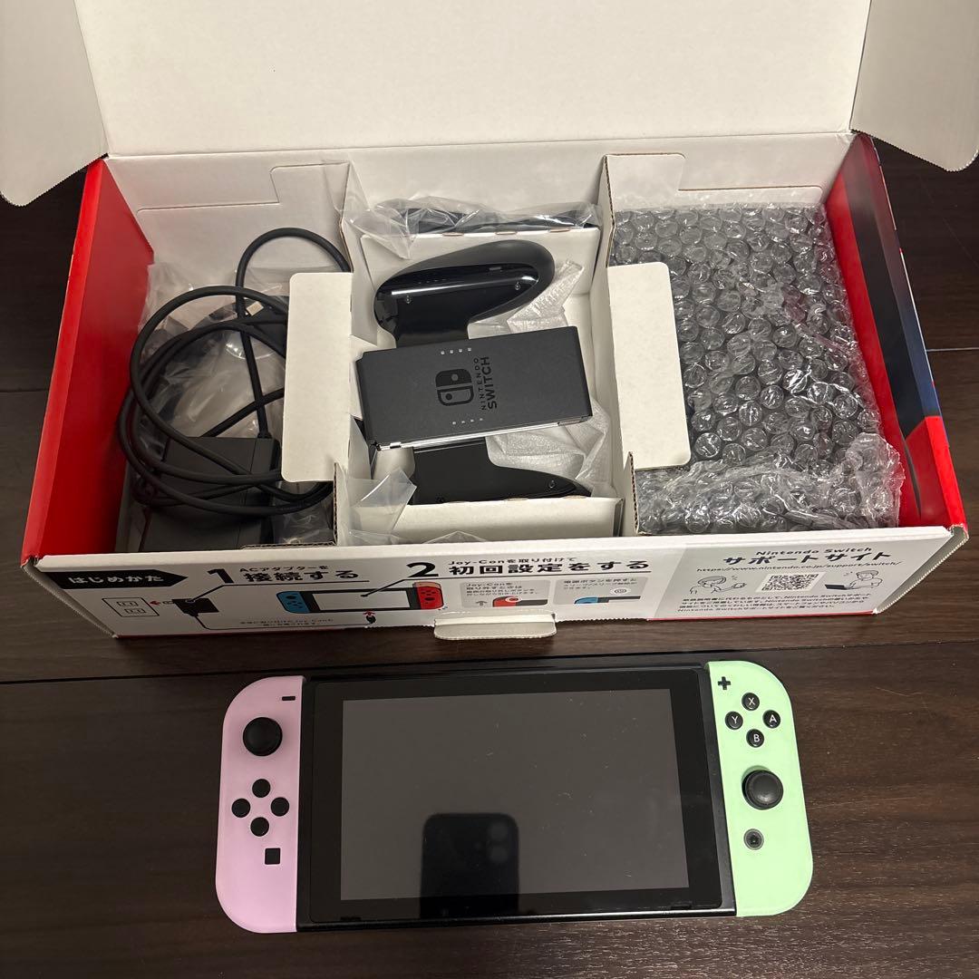 Nintendo Switch 本体 ピンク/グリーン