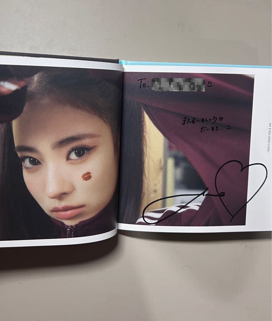 meovv anna超レア内ページ TOサイン