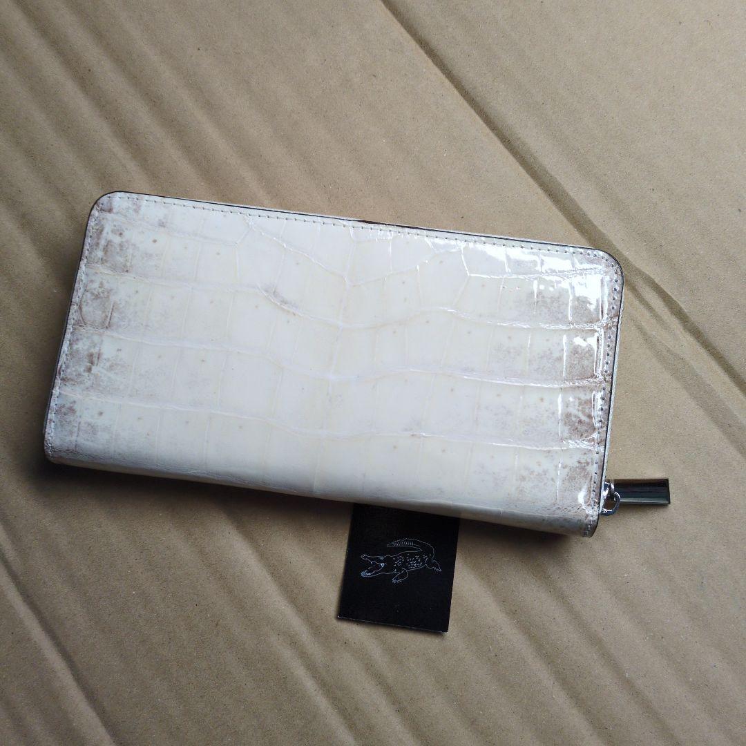 未使用ヒマラヤクロコダイルラウンド長財布