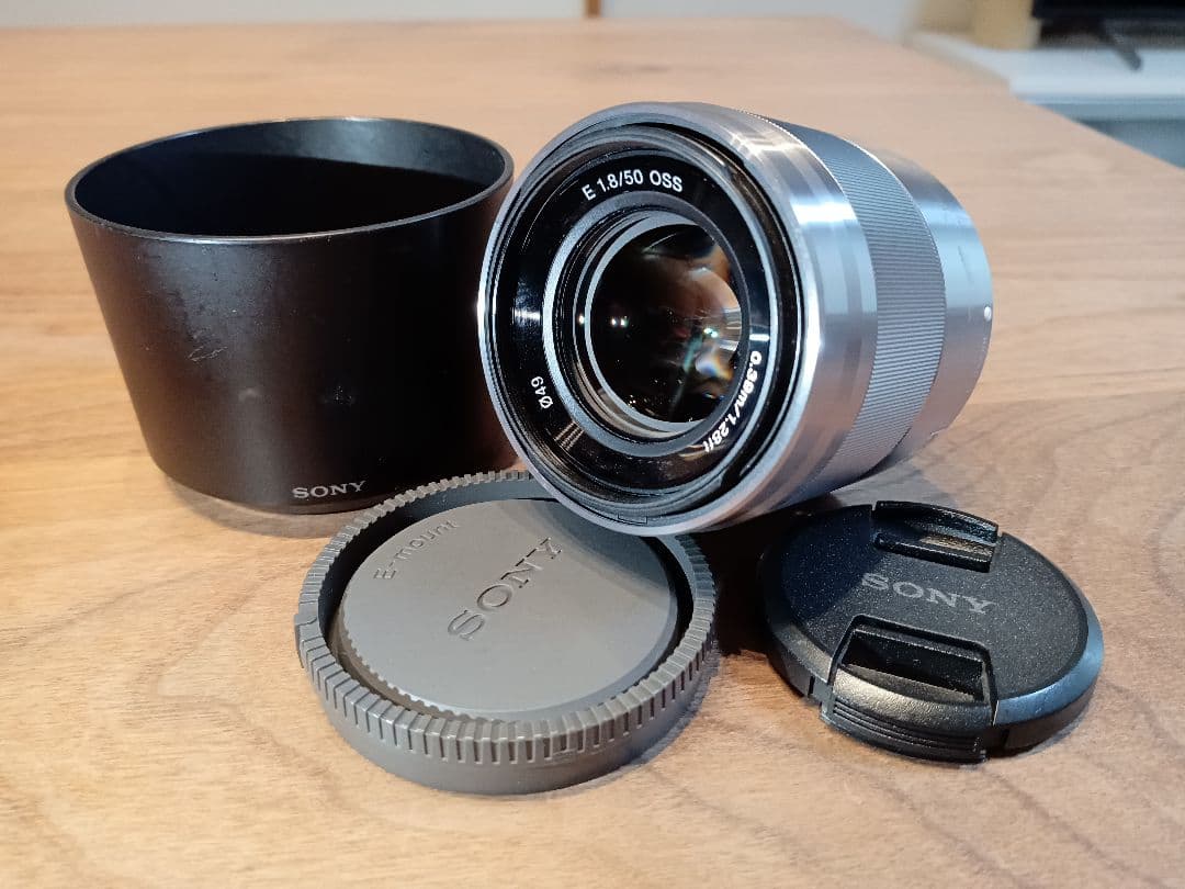 光学極上 SONY E 50mm F1.8 OSS 単焦点レンズ APS-C