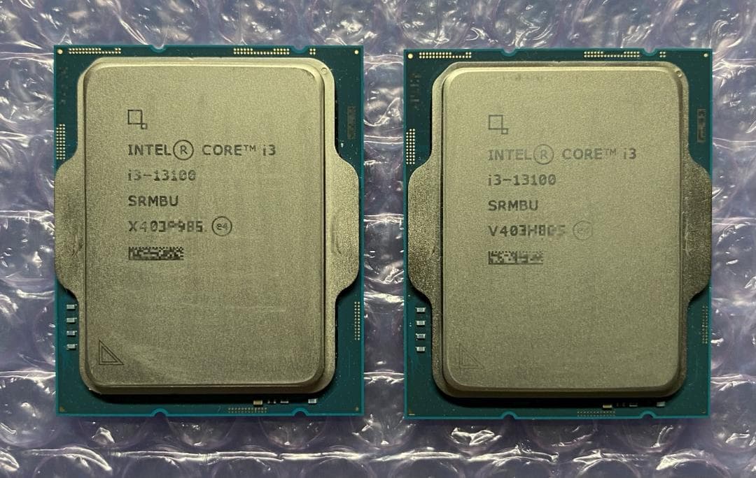 Intel Core i3-13100 2個セット