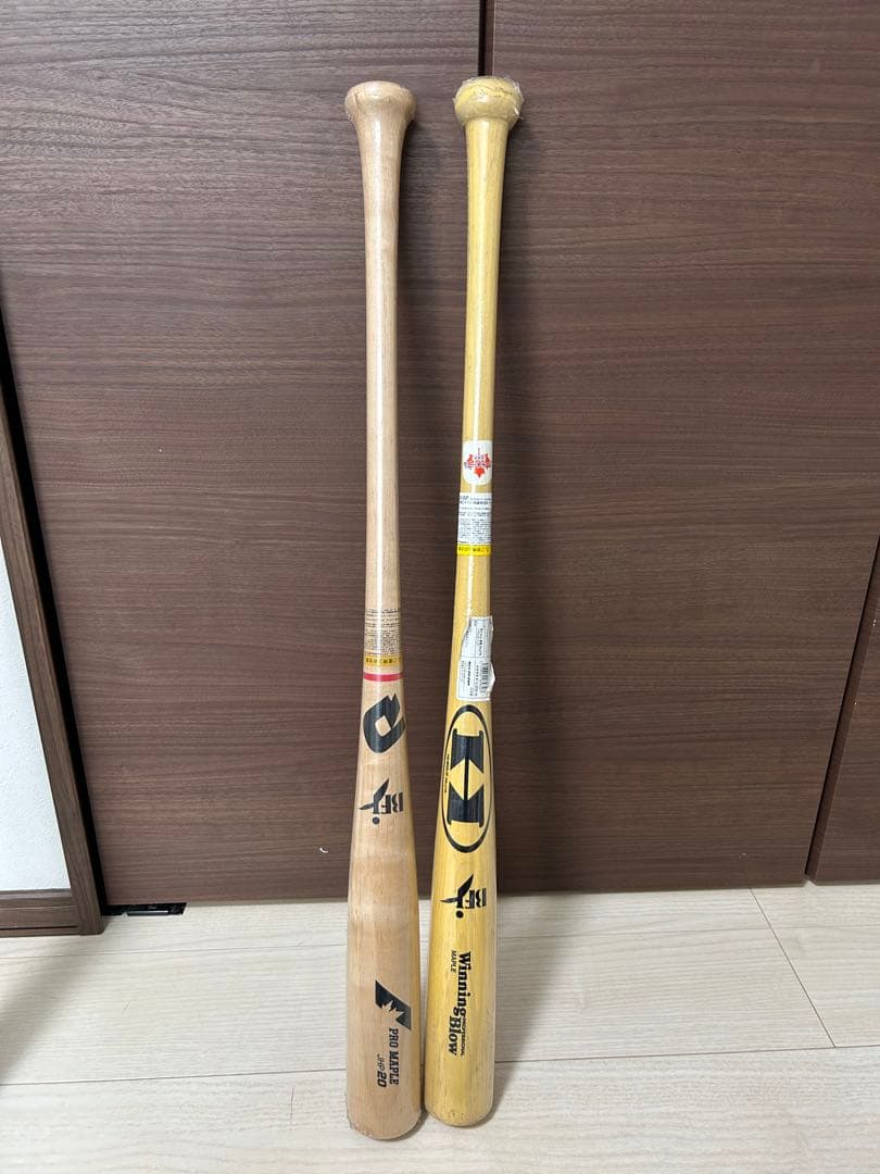 野球小僧　ディマリニ・ハイゴールド木製バット　２本セット