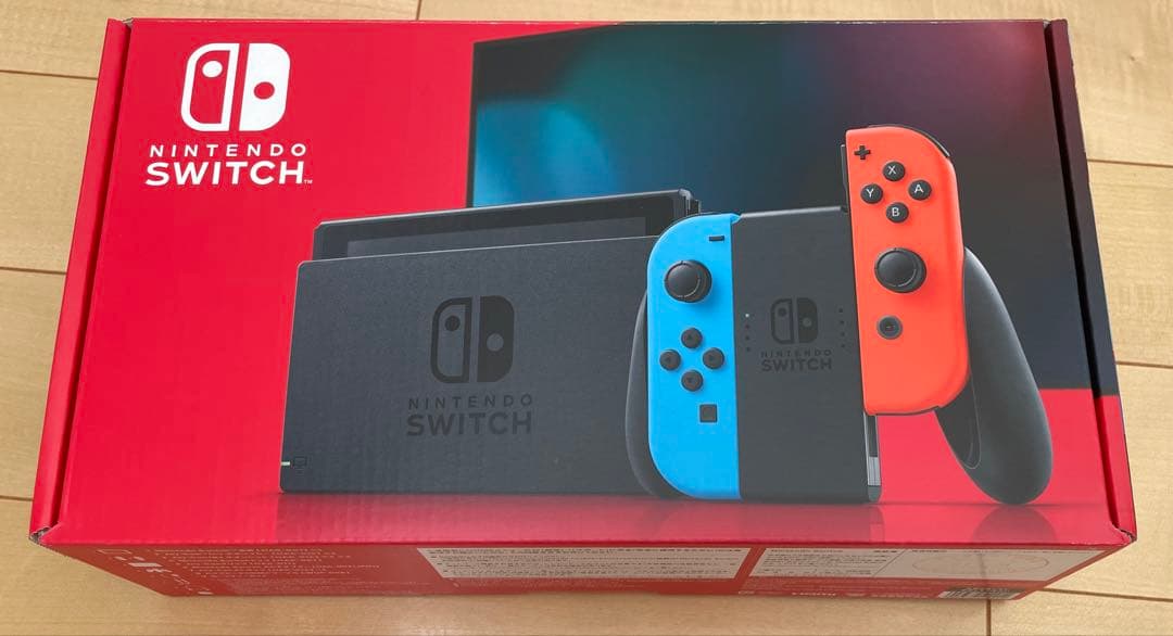 【美品・完品】Nintendo Switch 本体 (ネオンブルー/レッド)