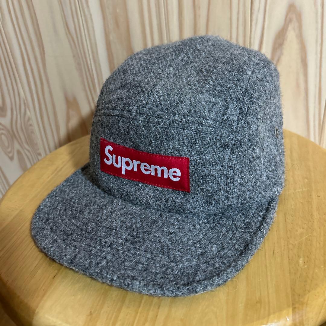 Supreme × Harris Tweed キャップ