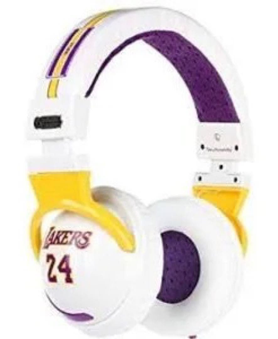 稀少価値スカルキャンディ ヘッドホン　レイカーズコービーモデル