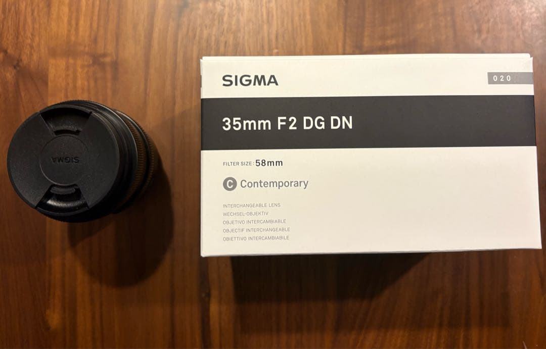 ほぼ未使用SIGMA 35mm F2 DG DN ソニーE マウント