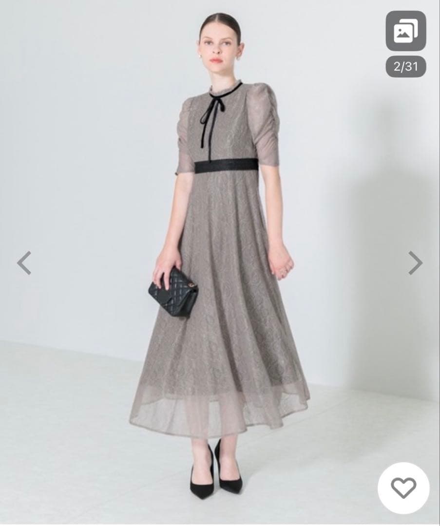 LEJA ウエストマーク 結婚式 同窓会 オケージョンドレス