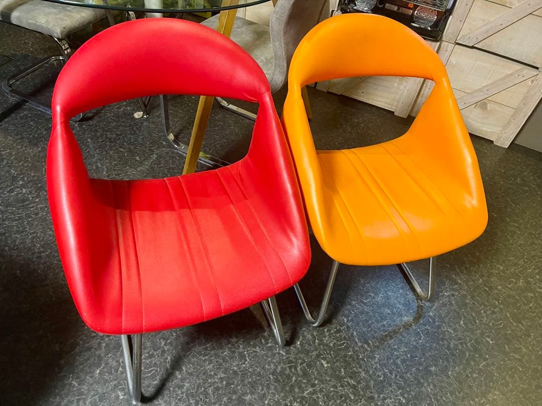 ミッドセンチュリー スペースエイジ 昭和レトロ ヴィンテージ チェア 椅子 レア