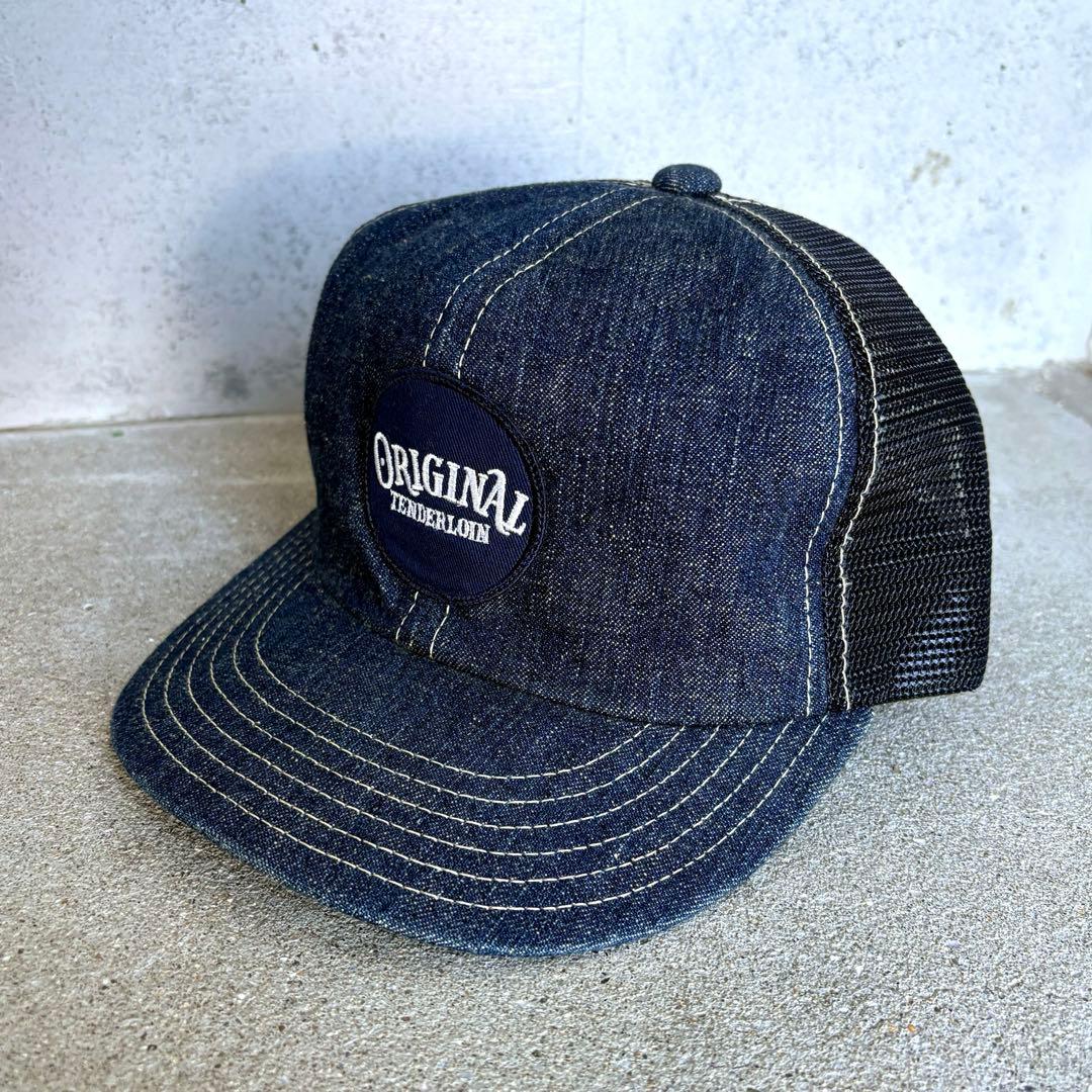 TENDERLOIN TRUCKER CAP MESH DENIM / デニム
