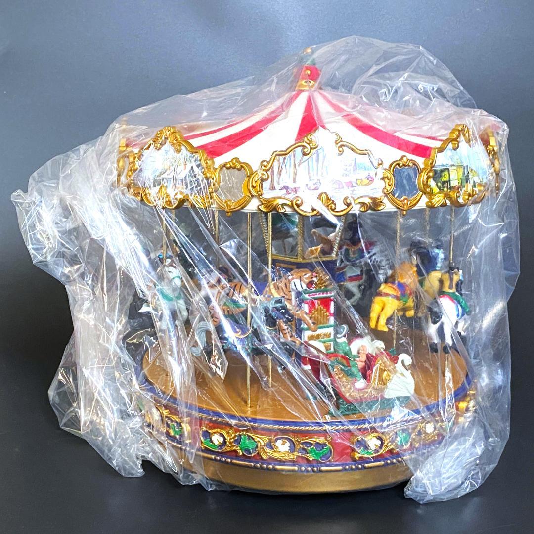 【美品】ミスタークリスマス★メリーゴーランド★オルゴール★カルーセル