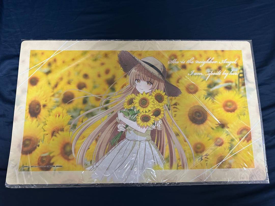 A賞 ラバーマット 椎名真昼 DMMスクラッチ お隣の天使様　ひまわり