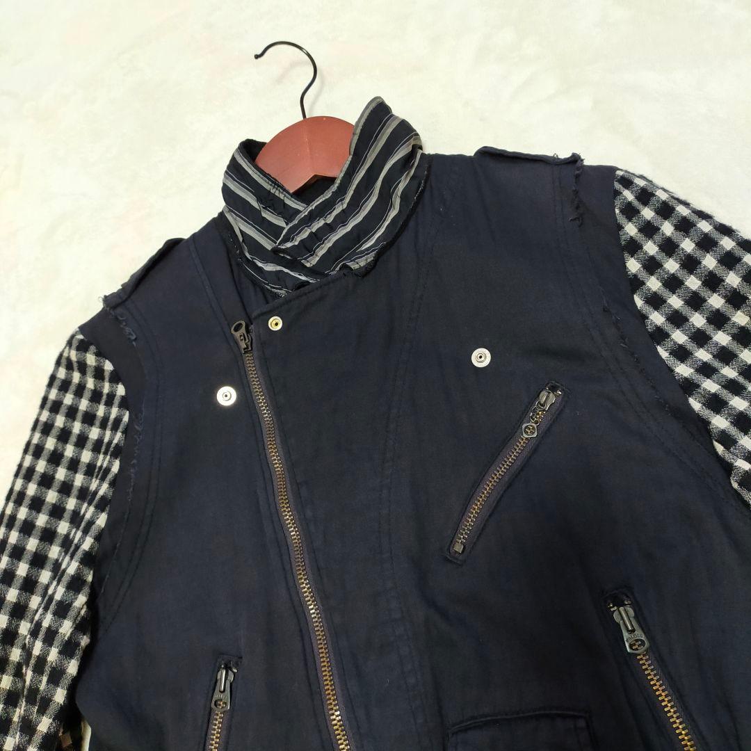 CONNECTERS　ダブルブレスト切り替えジャケット　コート　Мサイズ