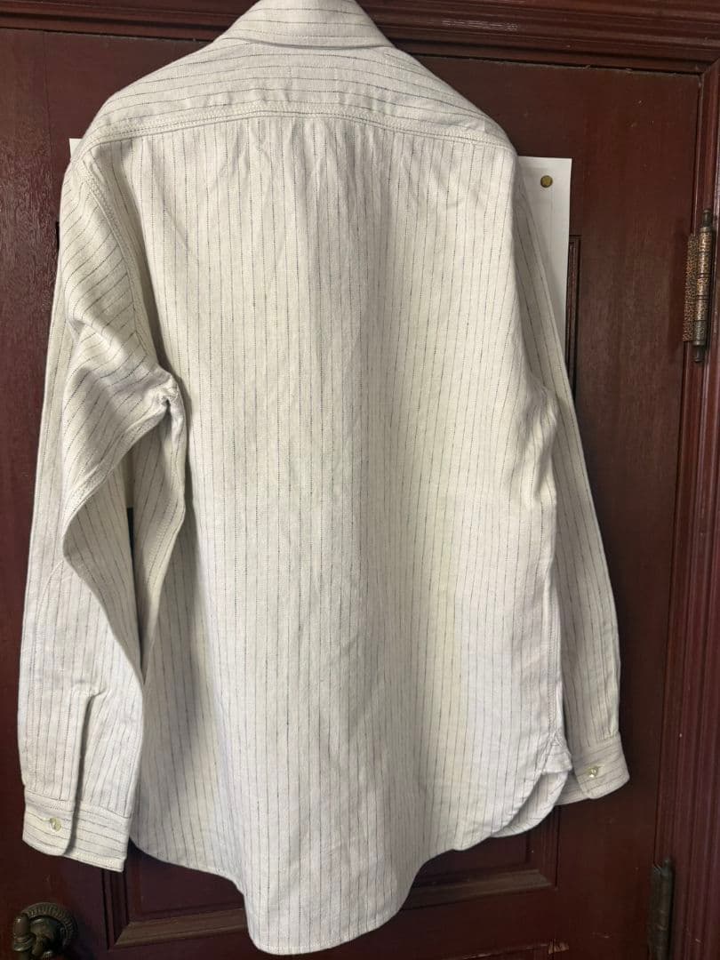 ニードルス ストライプ 長袖シャツ