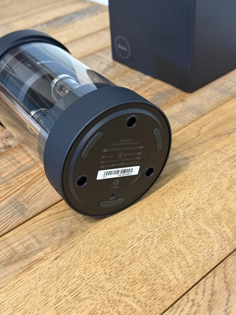 新品 バルミューダThe Speker M01A-BK ワイヤレススピーカー