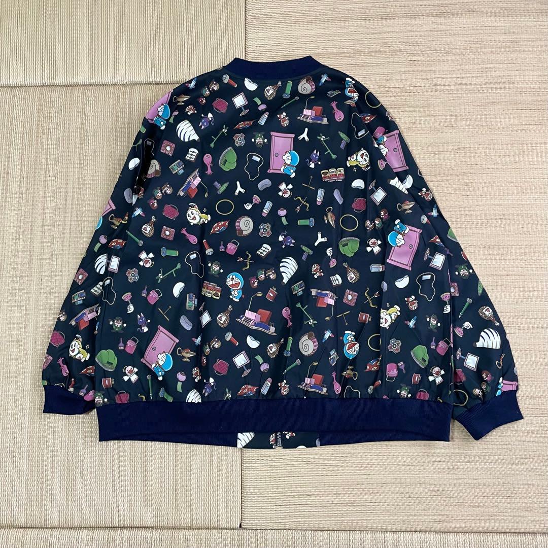 美品 フェリシモ ドラえもん ひみつ道具 ブルゾン ジャケット ジップ LL