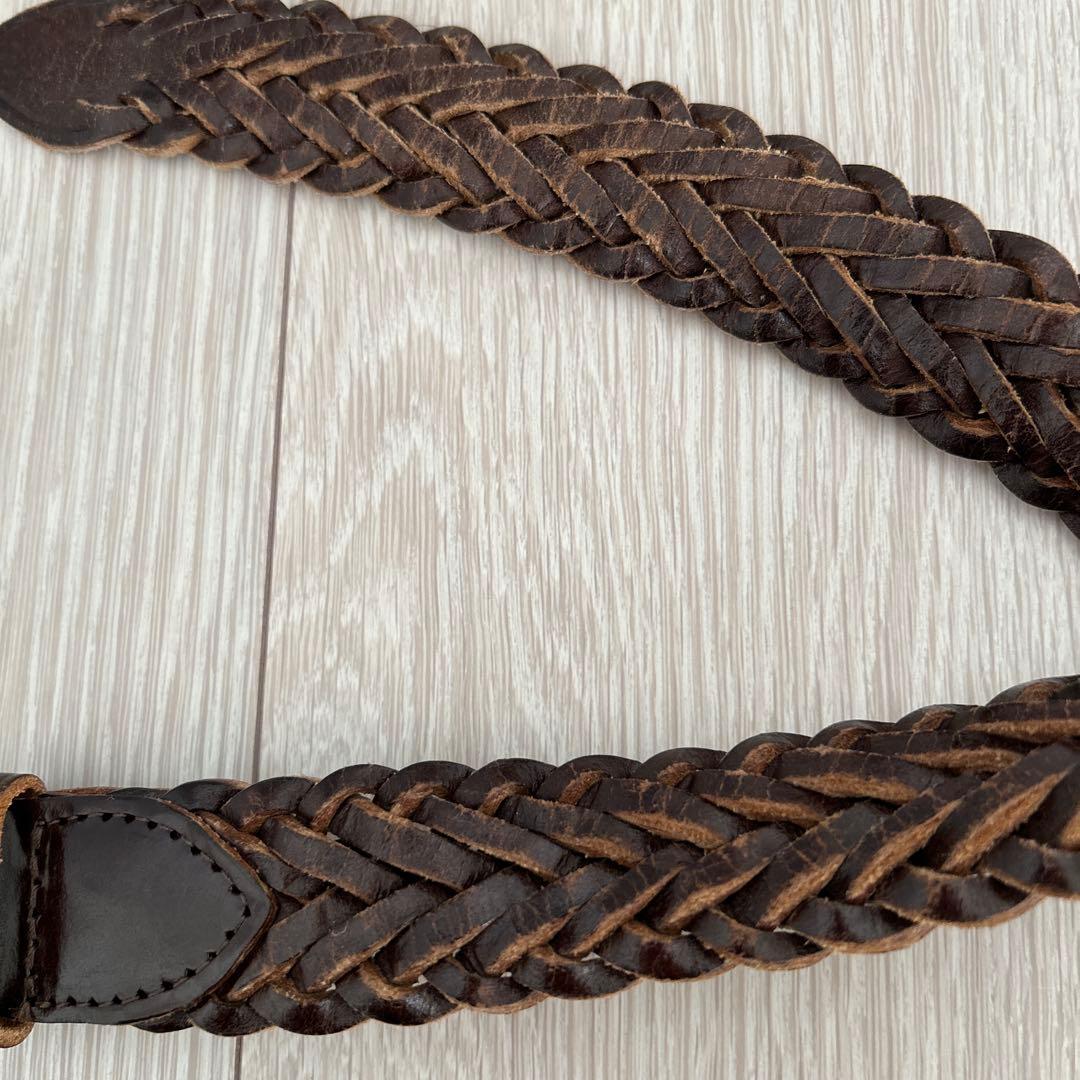 ホワイトハウスコックス メッシュベルトブラウン36-90