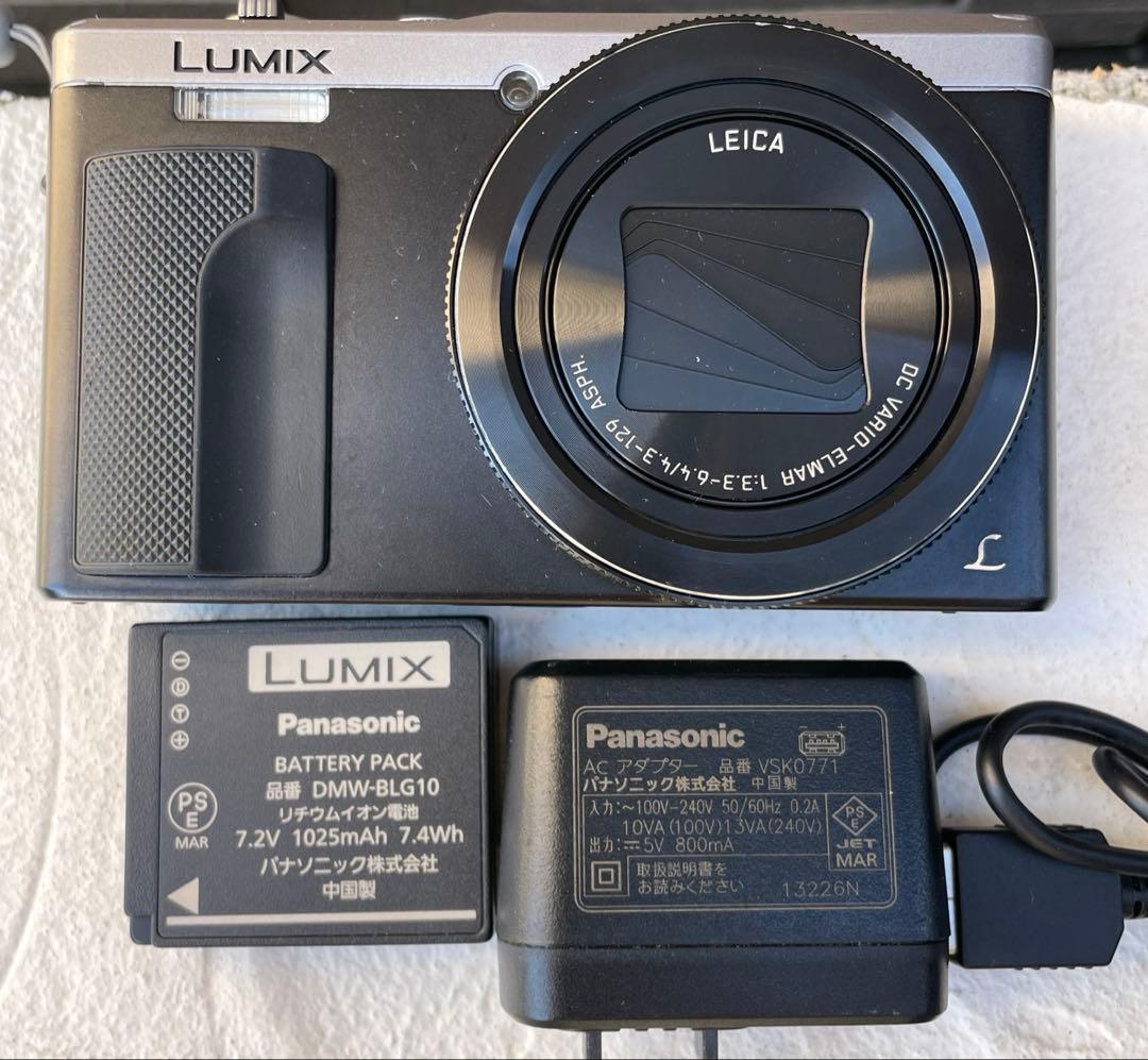 実写美⭕️【動作確認済】LUMIX DMC-TZ85　デジカメ　ブラック