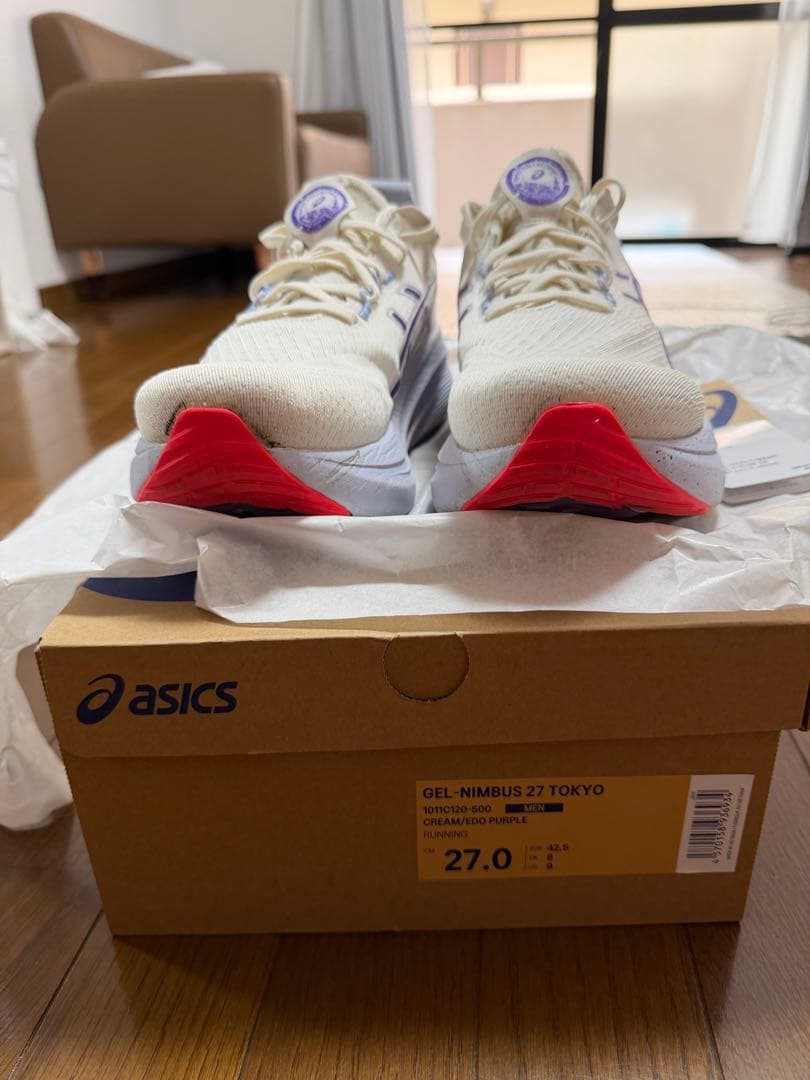 世界陸上　ASICS GEL-NIMBUS 27 TOKYO 27.0cm