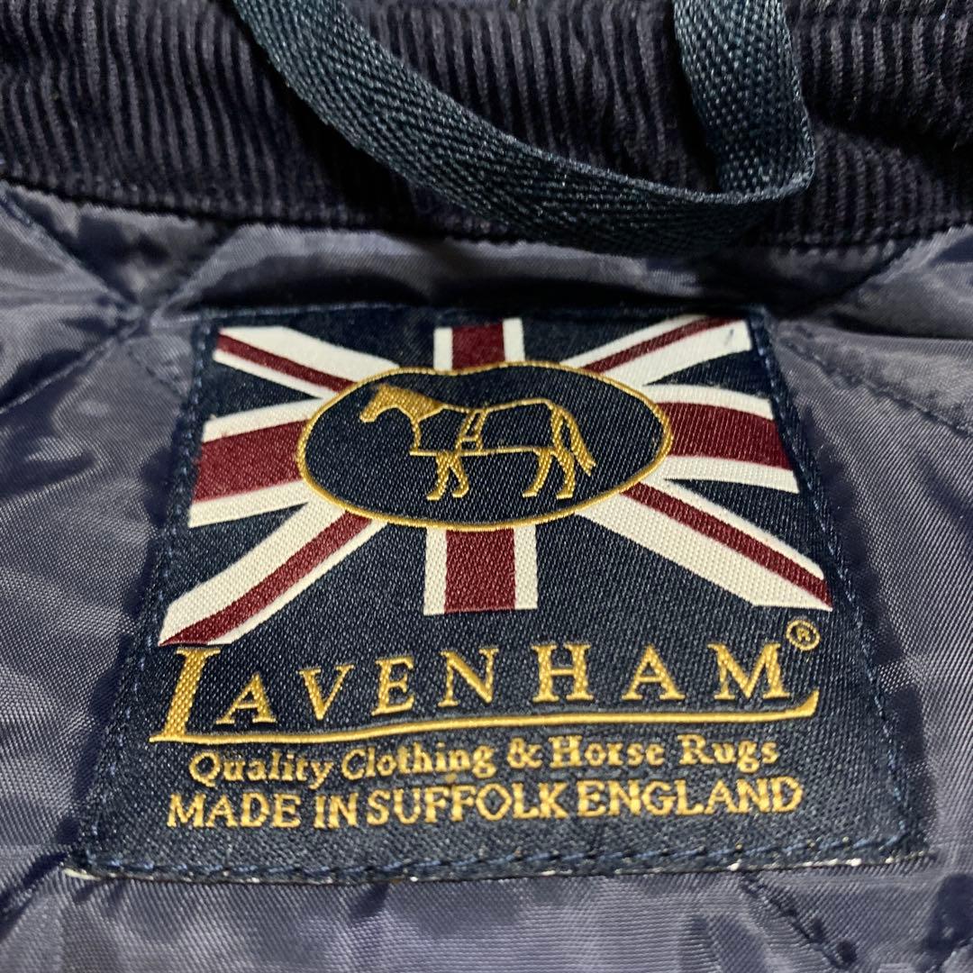 ラベンハム　LAVENHAM　ツイードキルティング　ダッフルコート　サイズ38