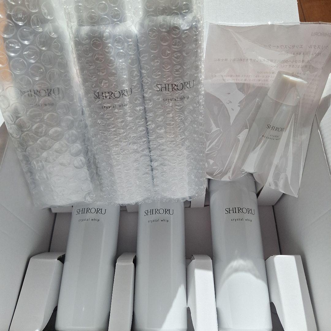 SHIRORU クリスタルホイップ 6本&エッセンスウォーター20mL