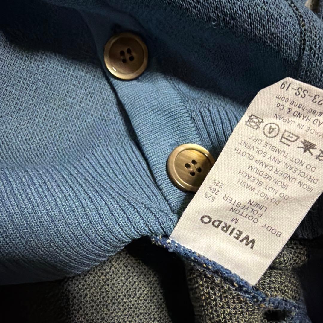 WEIRDO GLAD HAND コットン　カーディガン　ニット　セーター