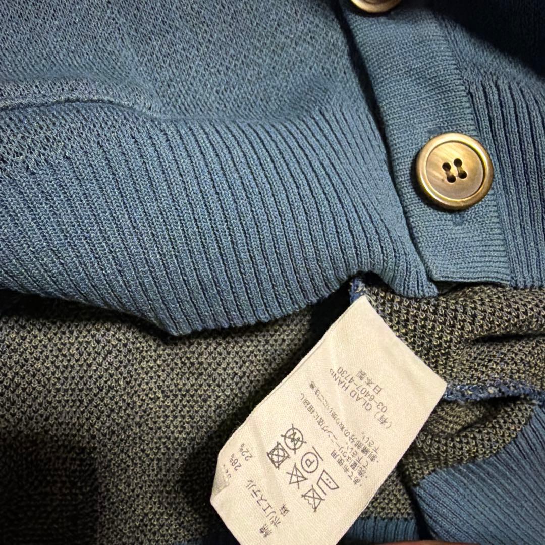 WEIRDO GLAD HAND コットン　カーディガン　ニット　セーター