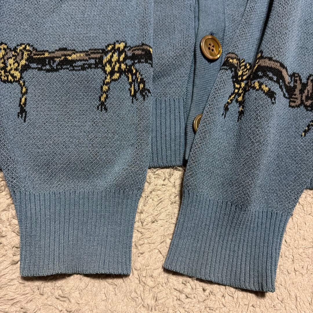 WEIRDO GLAD HAND コットン　カーディガン　ニット　セーター