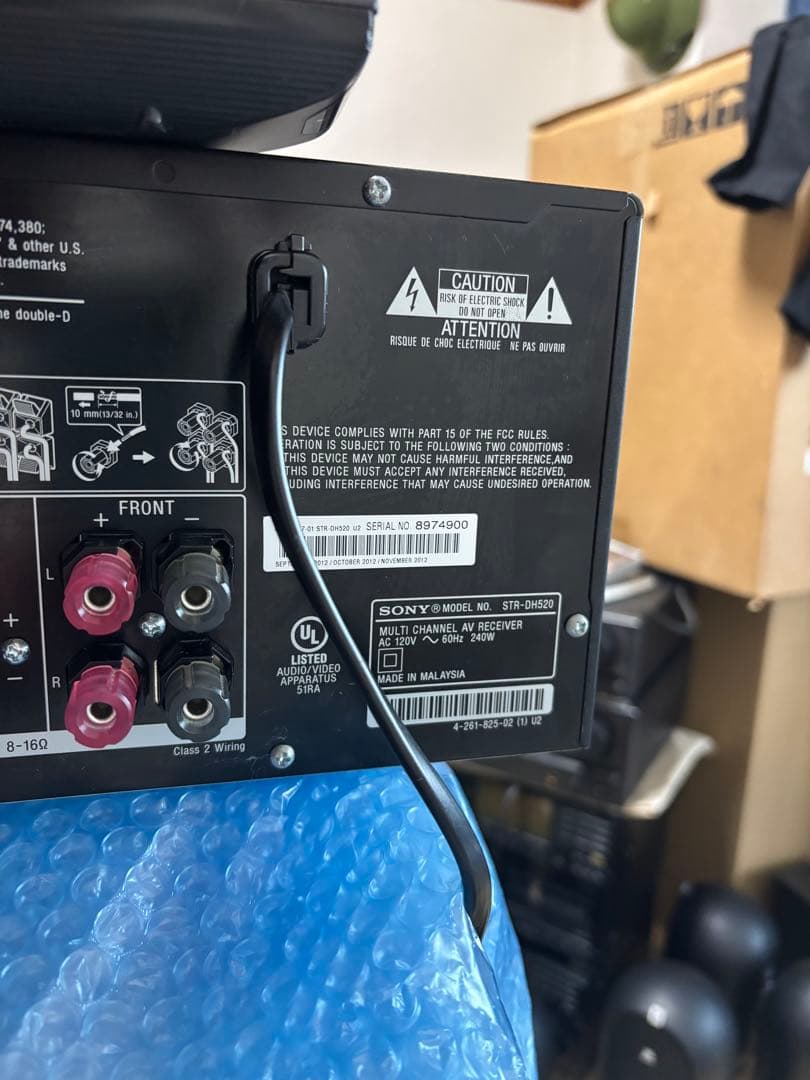 SONY STR-DH520 AVアンプ ブラック 極美品