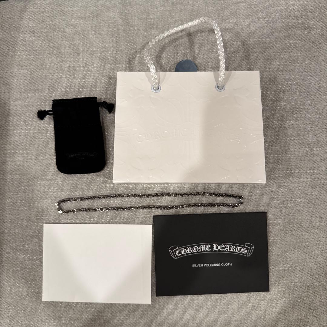 クロムハーツ　ペーパーチェーン　18インチ