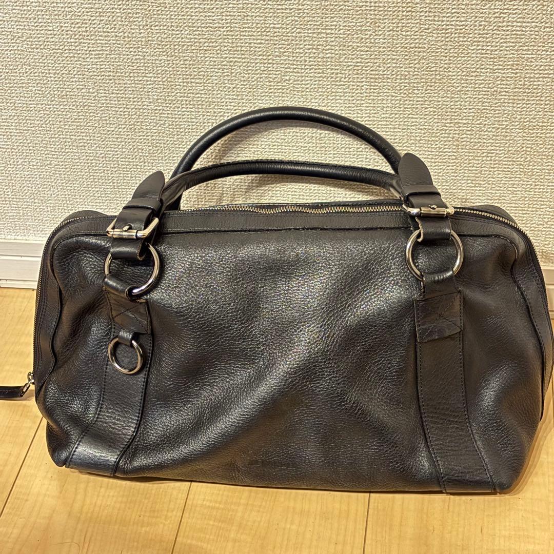 【 JIL SANDER 】ボストンバッグ ブラック ジルサンダー