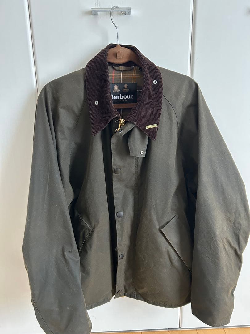 Barbour Transport セージ　wax