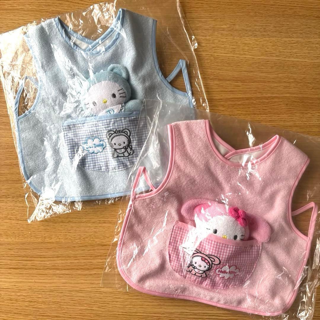 ベビーキティ ダニエル マスコット付きエプロン ２点セット 赤ちゃん レア