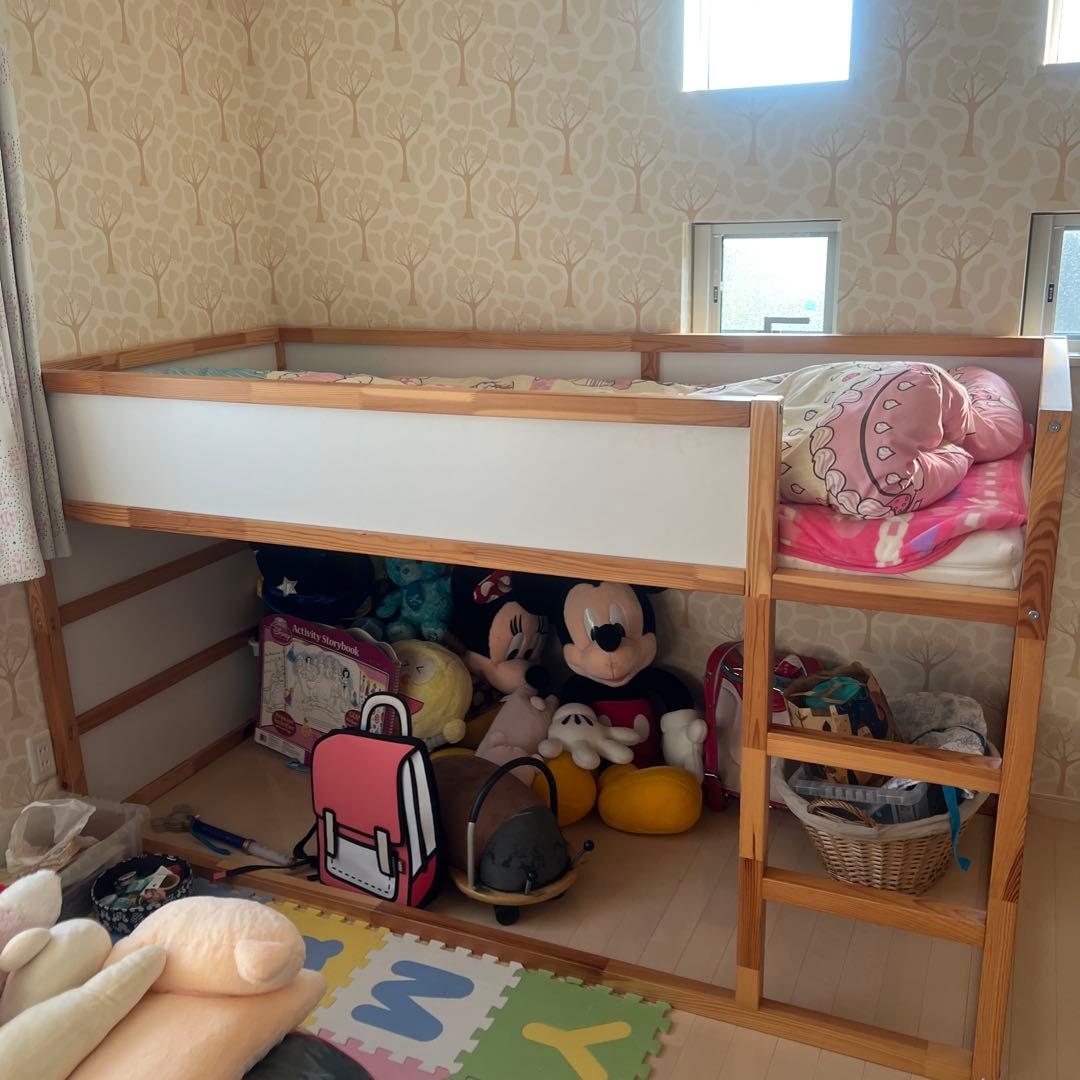 引き取り 解体出来る方限定IKEAキューラベッド布団敷布団付き