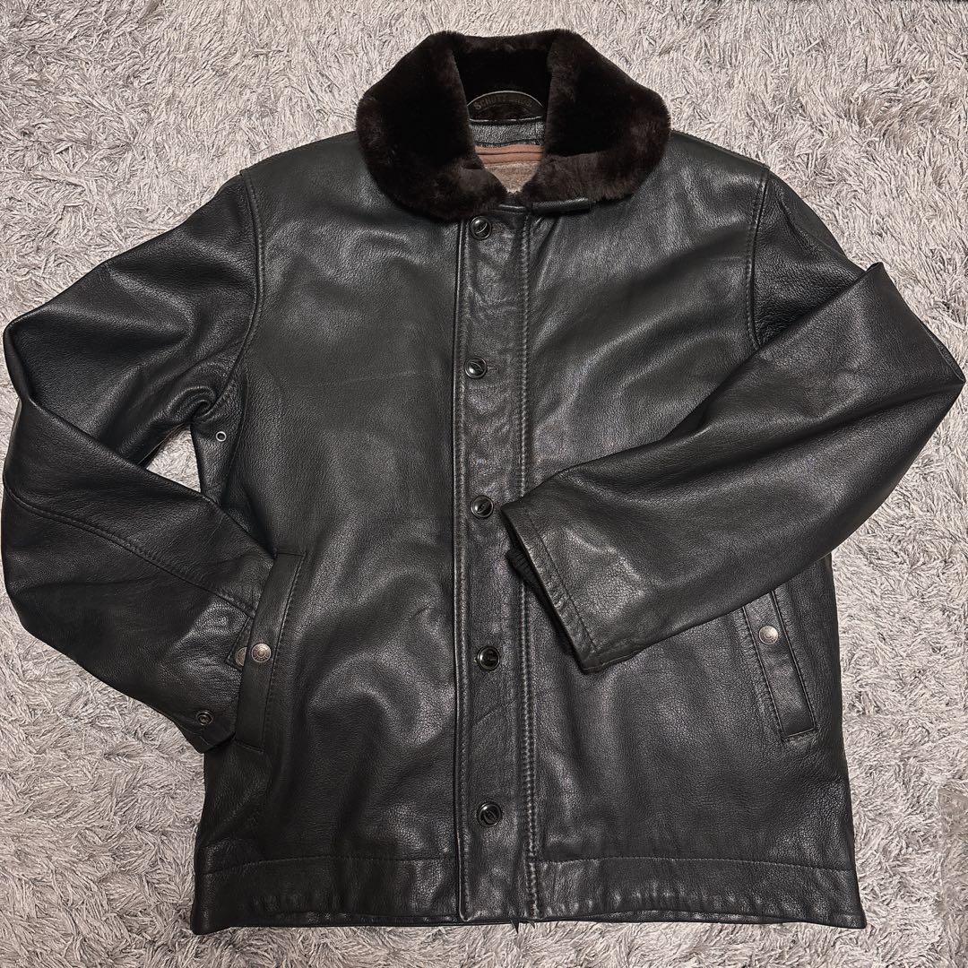 Schott(N-1ゴートレザーデッキジャケット L)