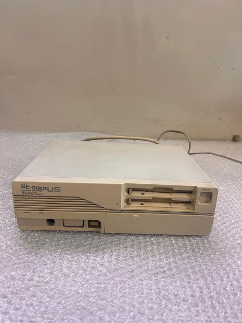 NEC PC-9801US 3.5インチFD版 通電確認のみ